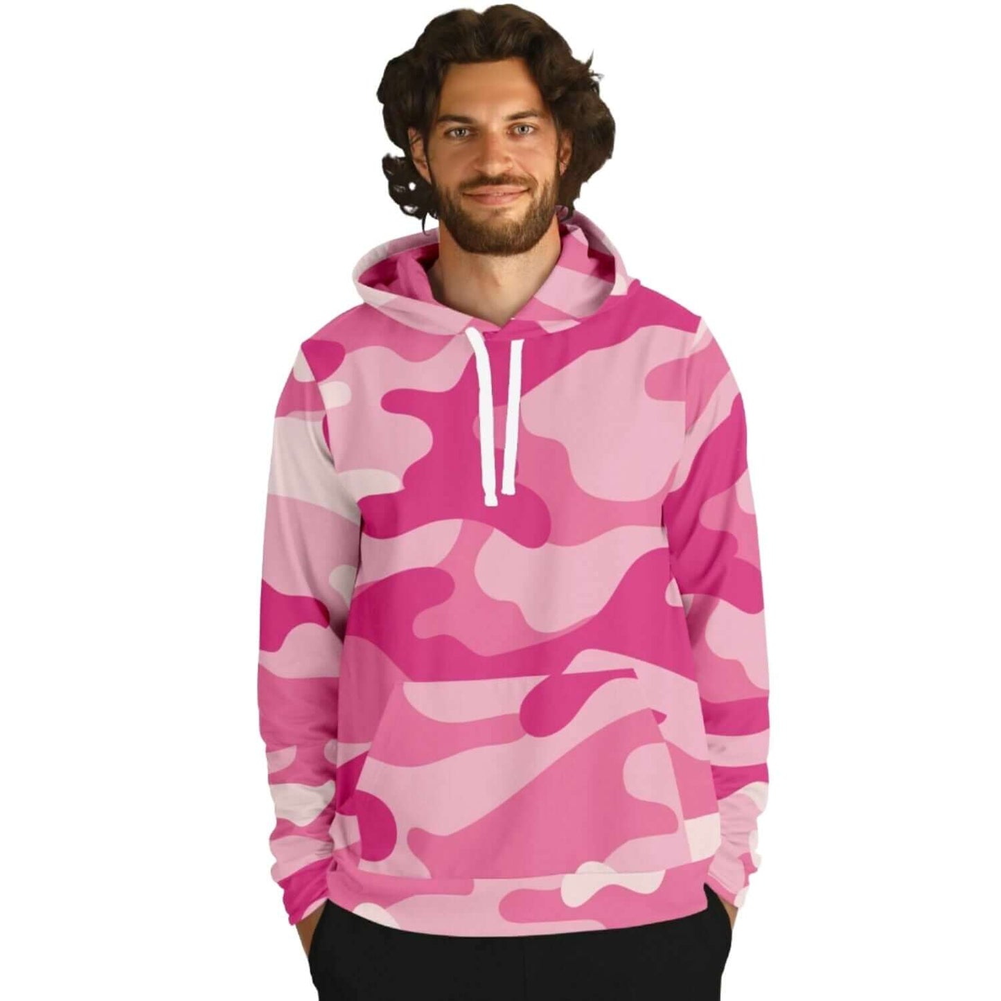 Lavender Pink Camouflage Hoodie | Unisex