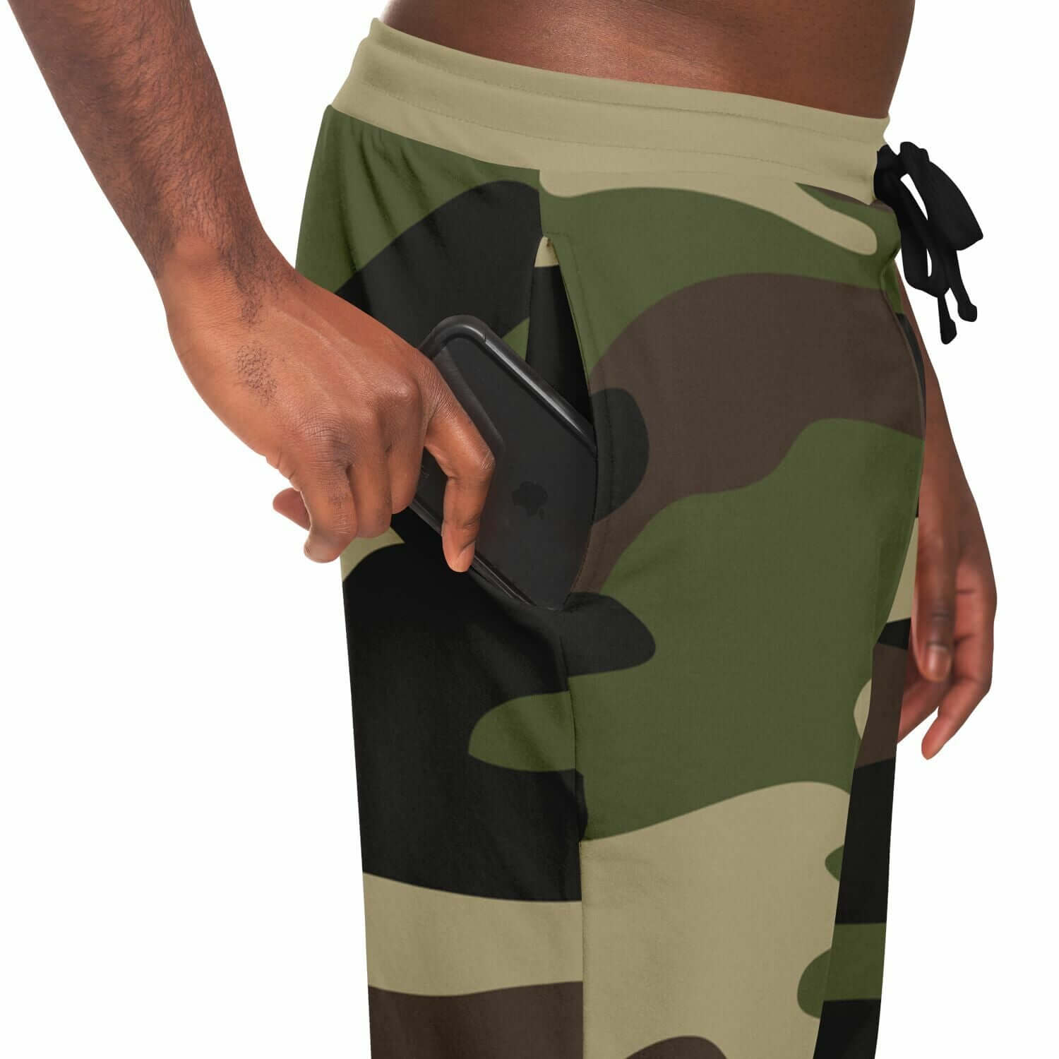 Camo Track Pants | Mongoose Green