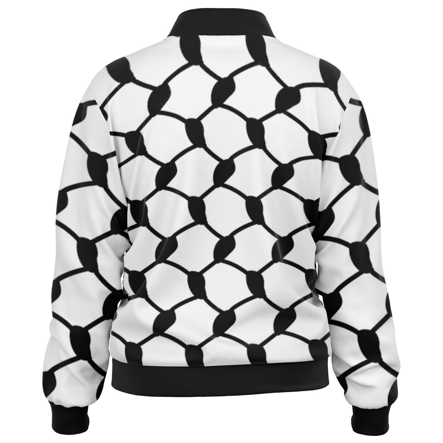 Keffiyeh Track Jacket | Black & White HD