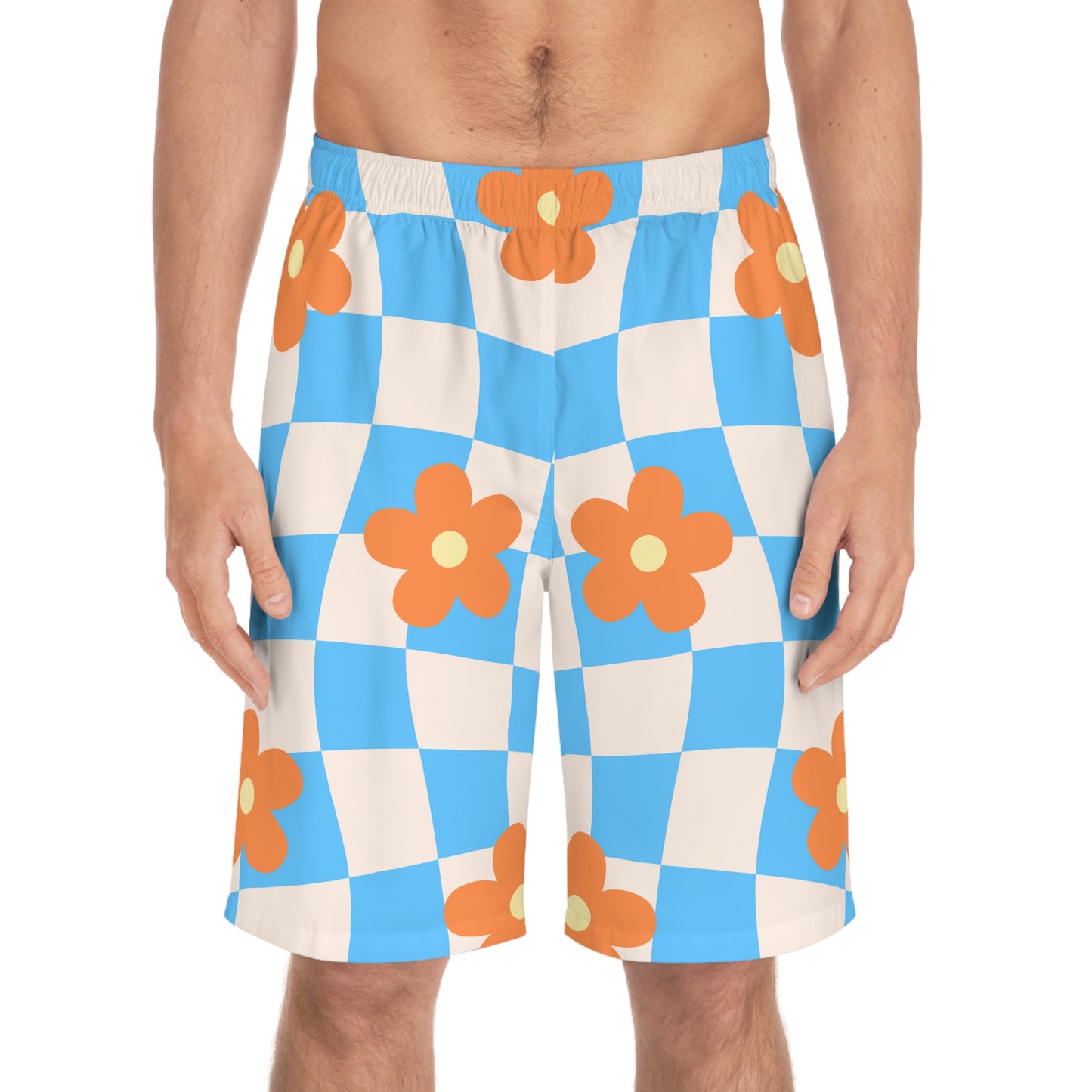 Board Shorts | Funky Flowers - Ribooa