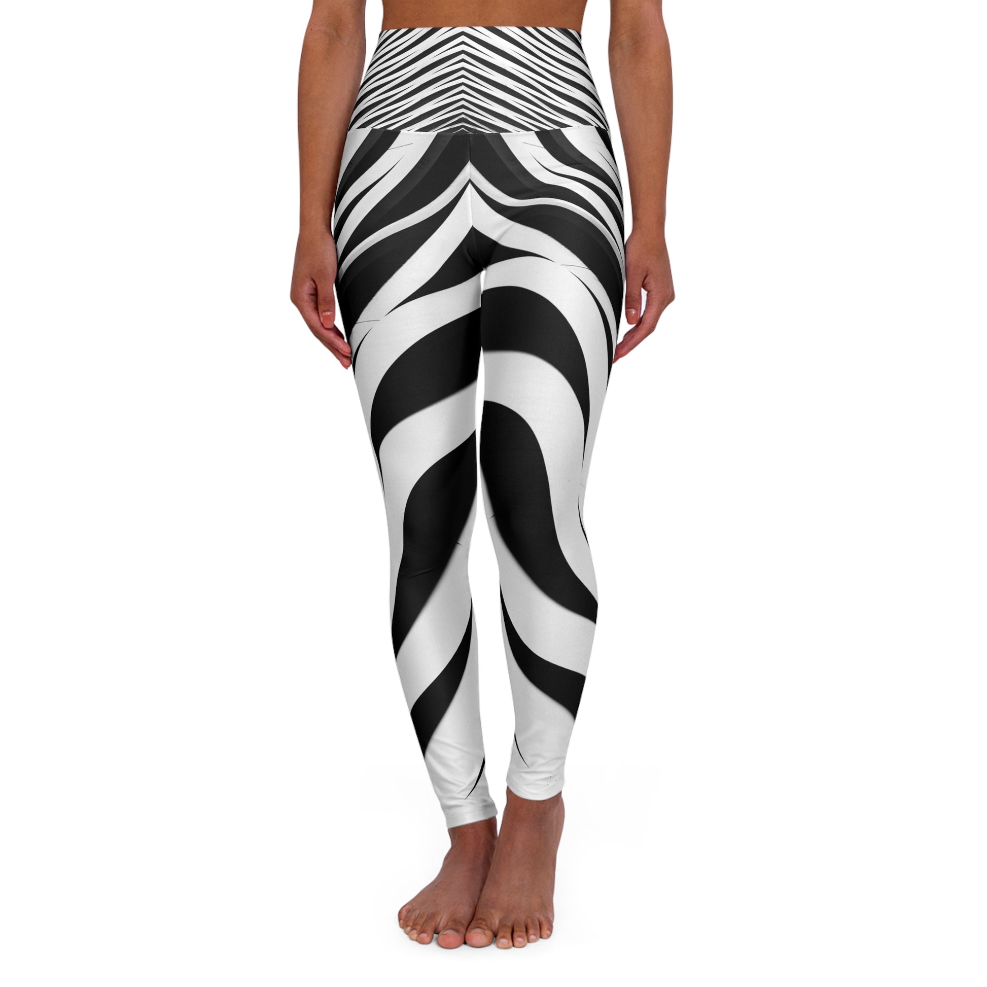 Yoga Leggings | Zebra Vibes - Ribooa