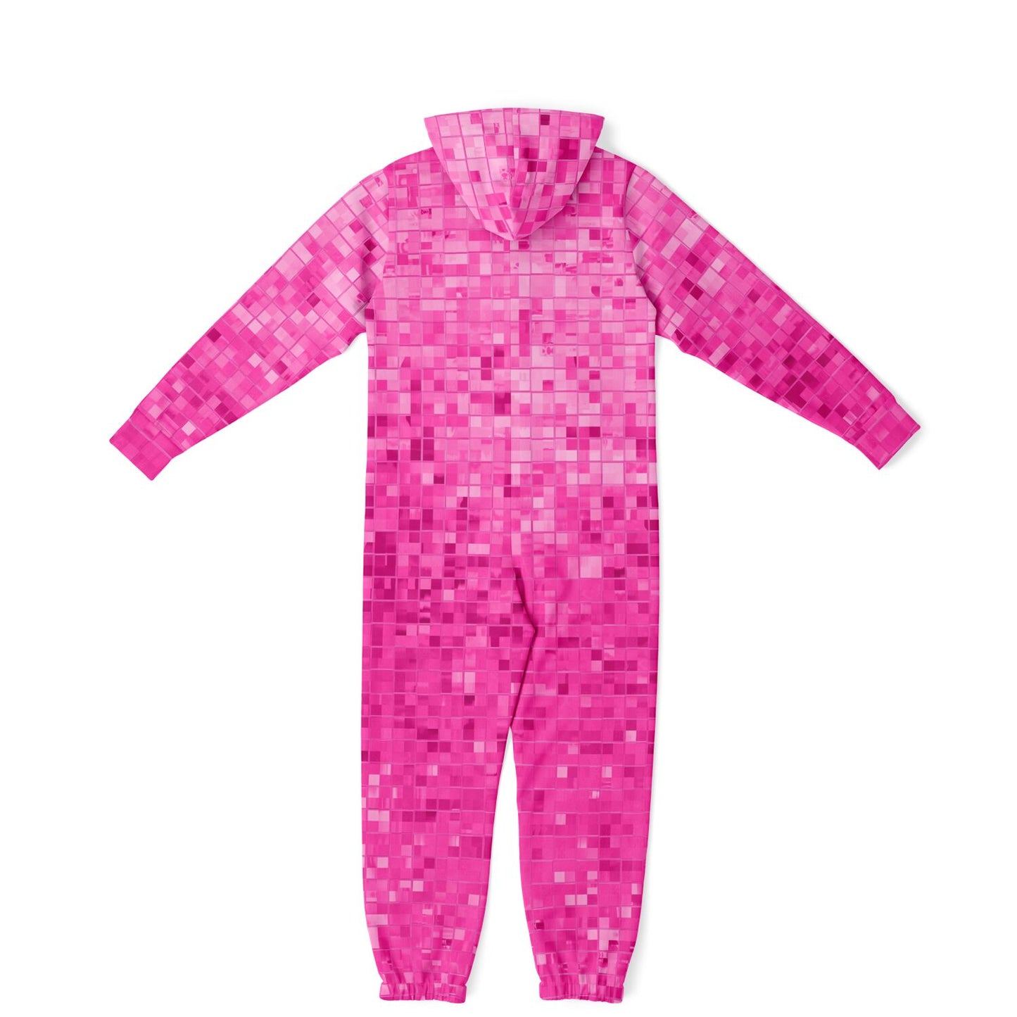 Rave Jumpsuit | Glittery Pink Disco Ball Onesie