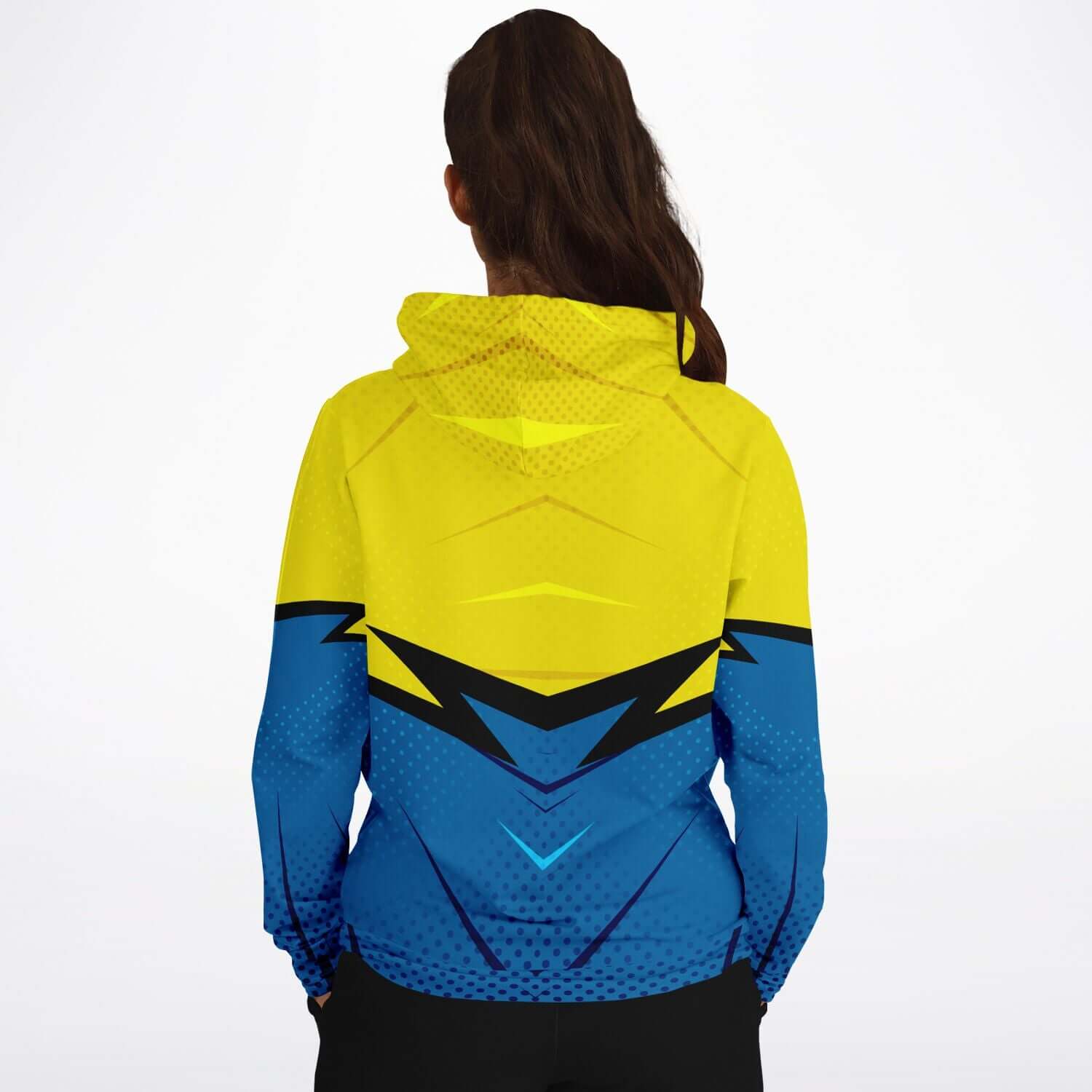 Super! | Blue & Yellow Pop Art Hoodie