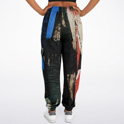 Abstract Cargo Sweatpants | Art HD Print