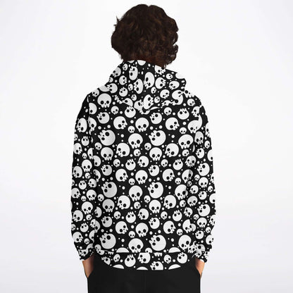 Skulls Hoodie | Black & White HD Print