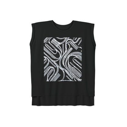 Relaxed Fit Muscle Tee (Front Print) - Ribooa