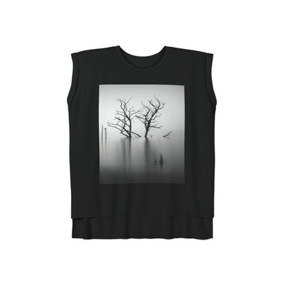 Relaxed Fit Muscle Tee (Front Print) - Ribooa