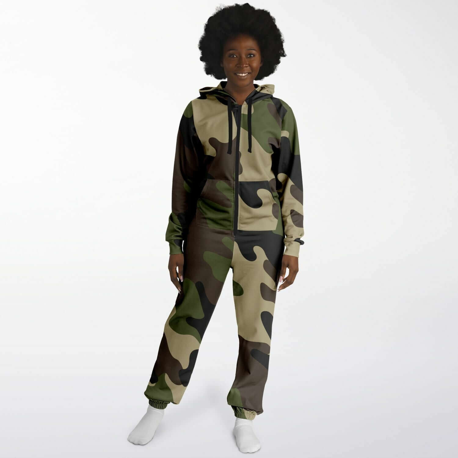 Camo Jumpsuit | Mongoose Green & Olive