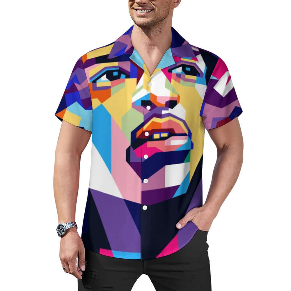 Jimi Hendrix Cuban Collar Shirt