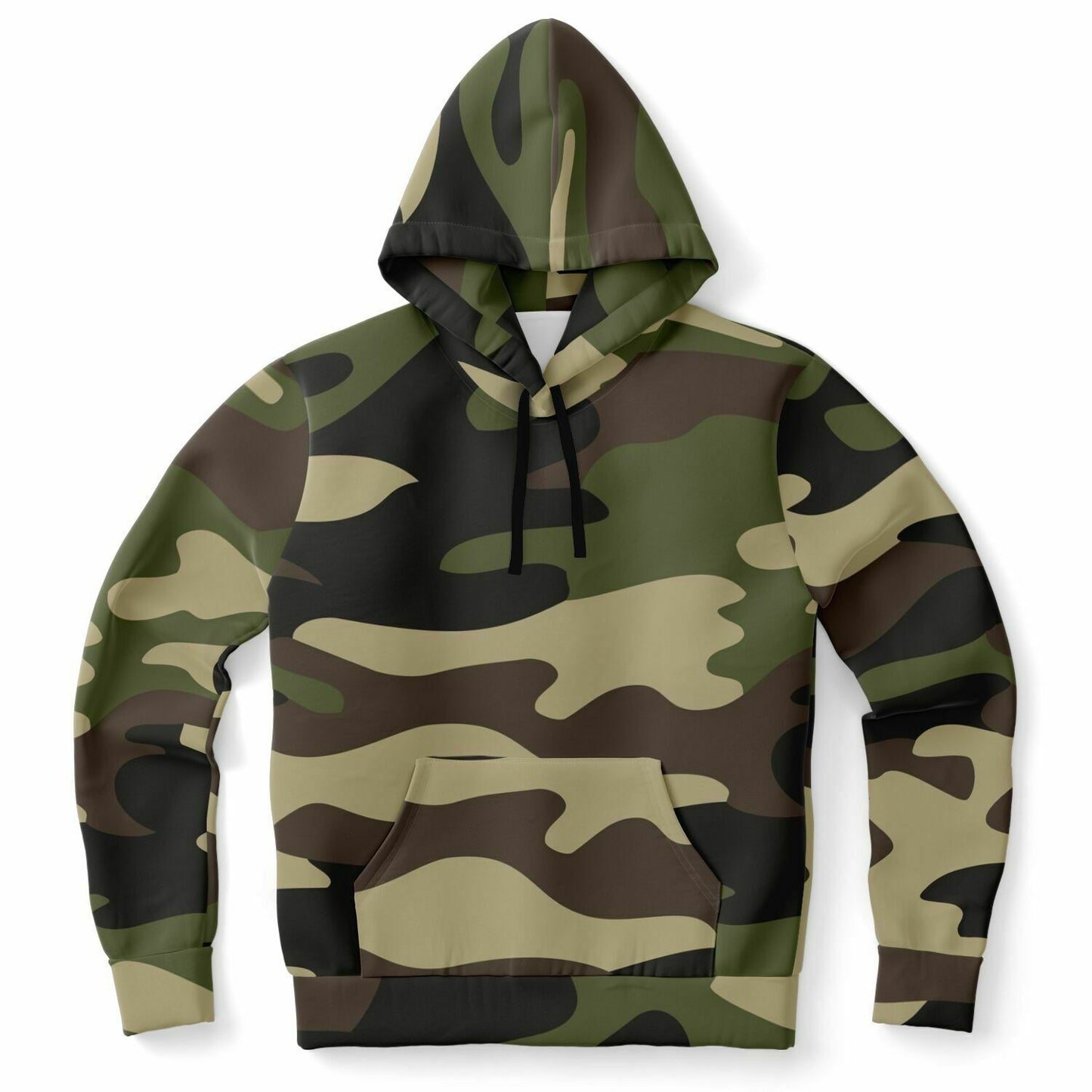 Mongoose Green & Olive Camouflage Hoodie | Unisex