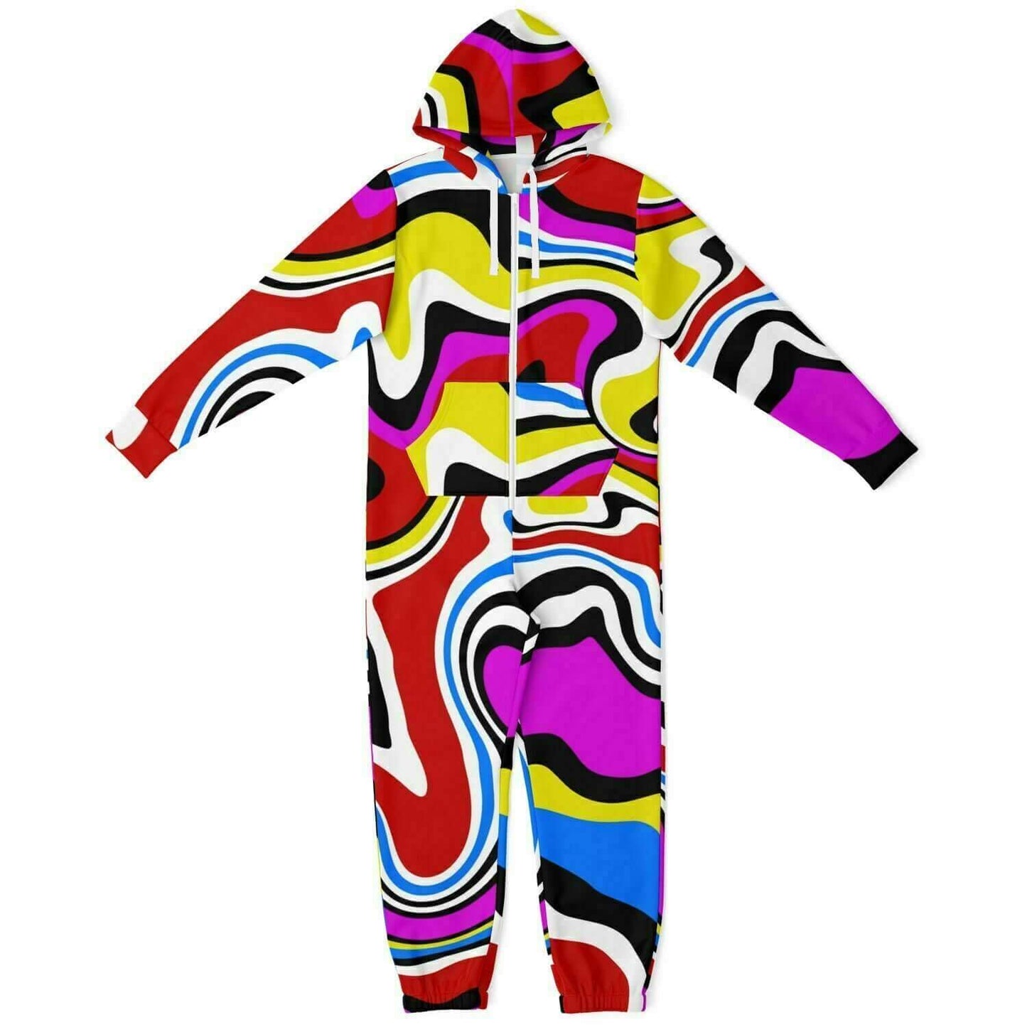 Psychedelic Rainbow Rave Jumpsuit | Unisex HD