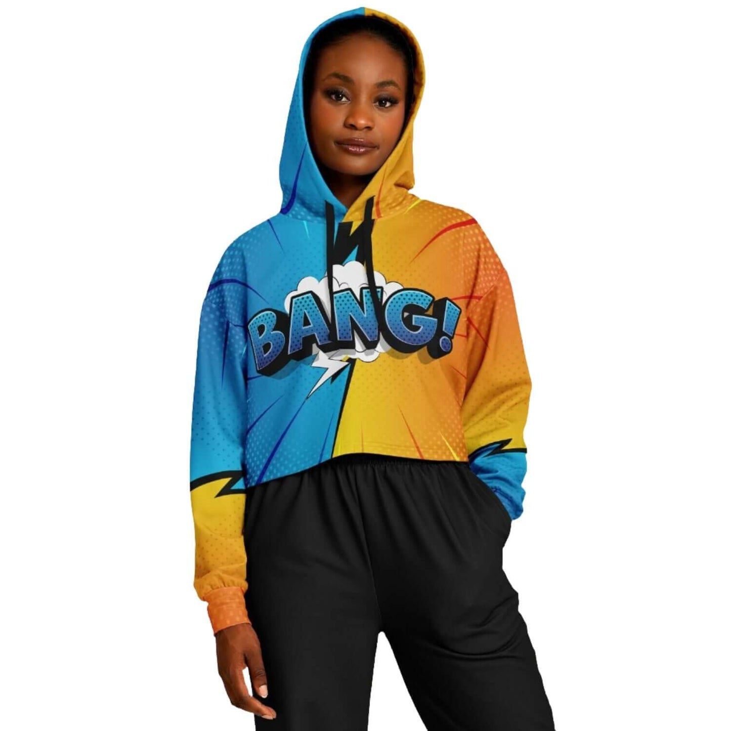 BANG! Cropped Hoodie For Women