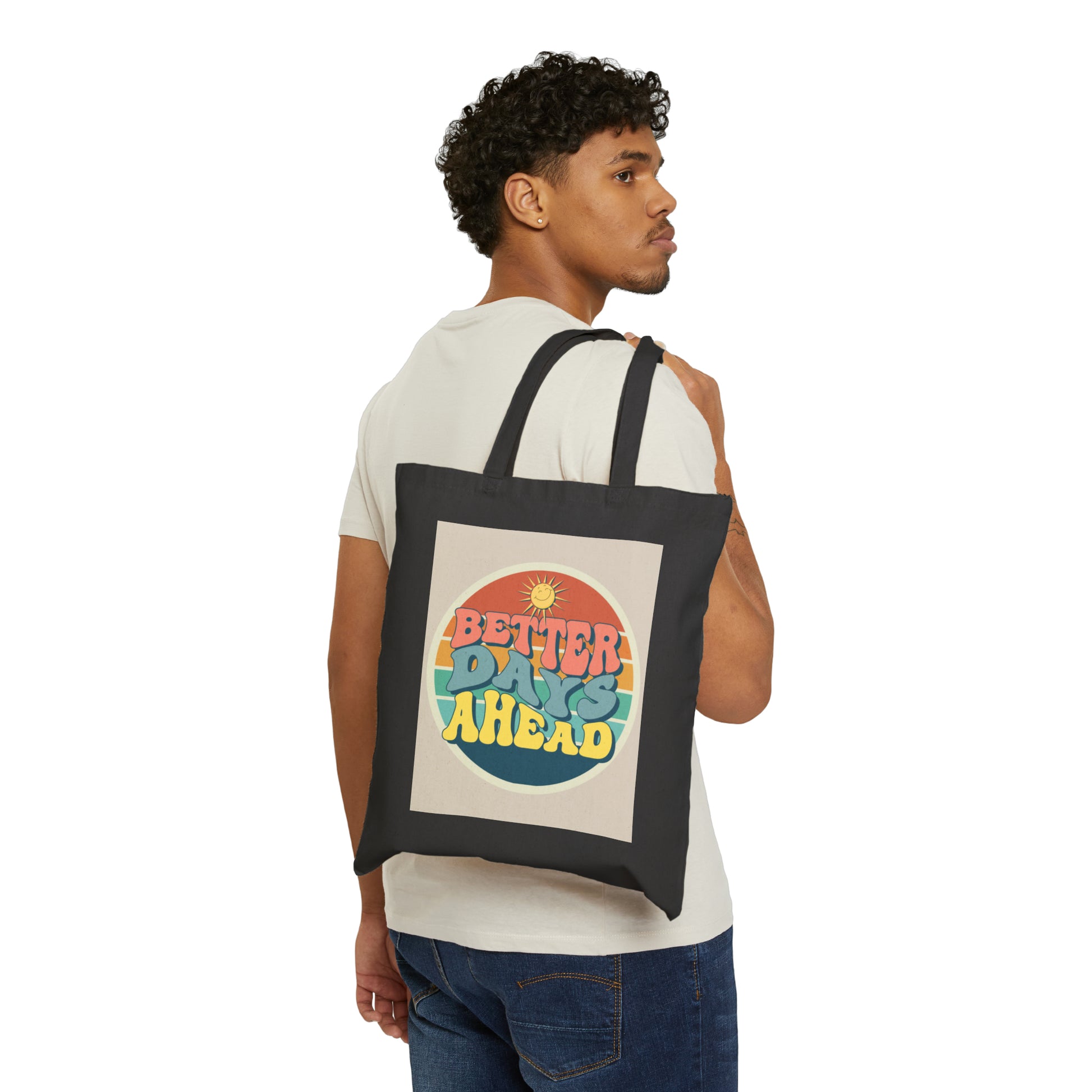 Cotton Canvas Tote Bag | Better Days - Ribooa