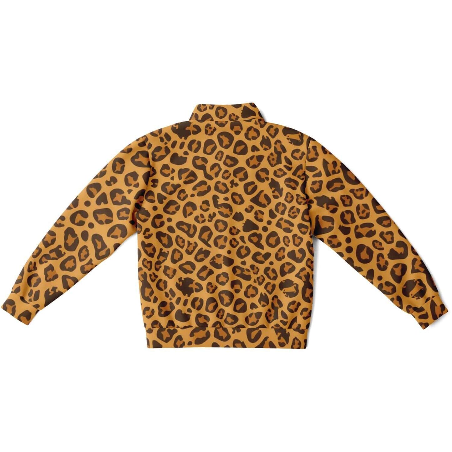 Leopard Track Jacket | Yellow Orange HD Print