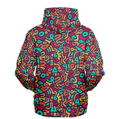 Graffiti Hoodie | Mix of Colorful Shapes