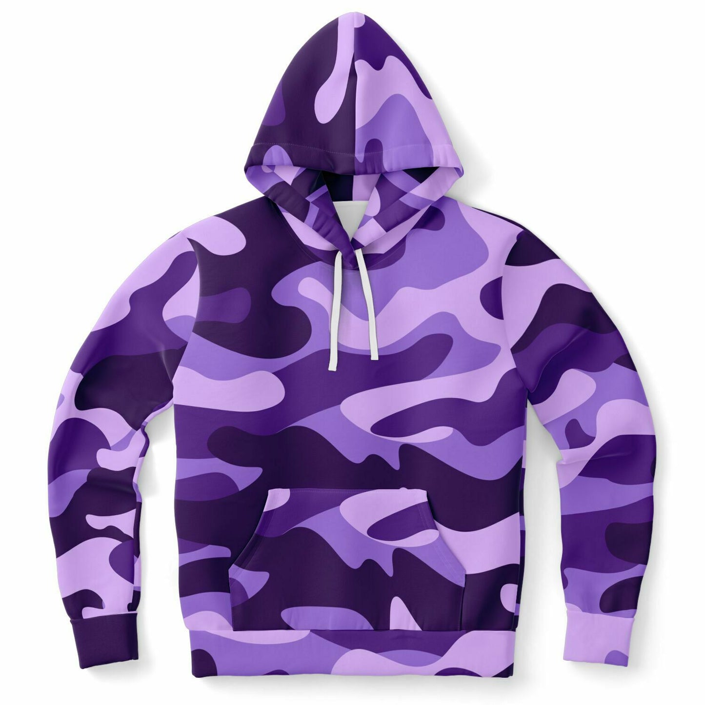 Purple Grape & Mauve Camouflage Hoodie | Unisex