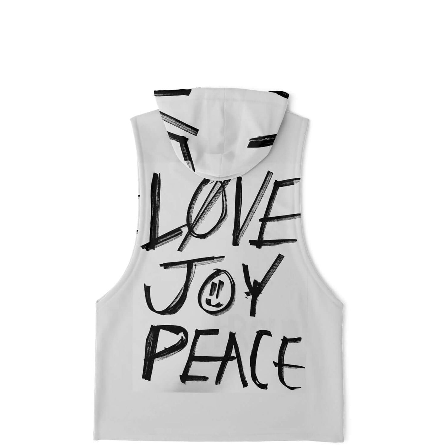 Sleeveless Hoodie For Men | Love Joy Peace