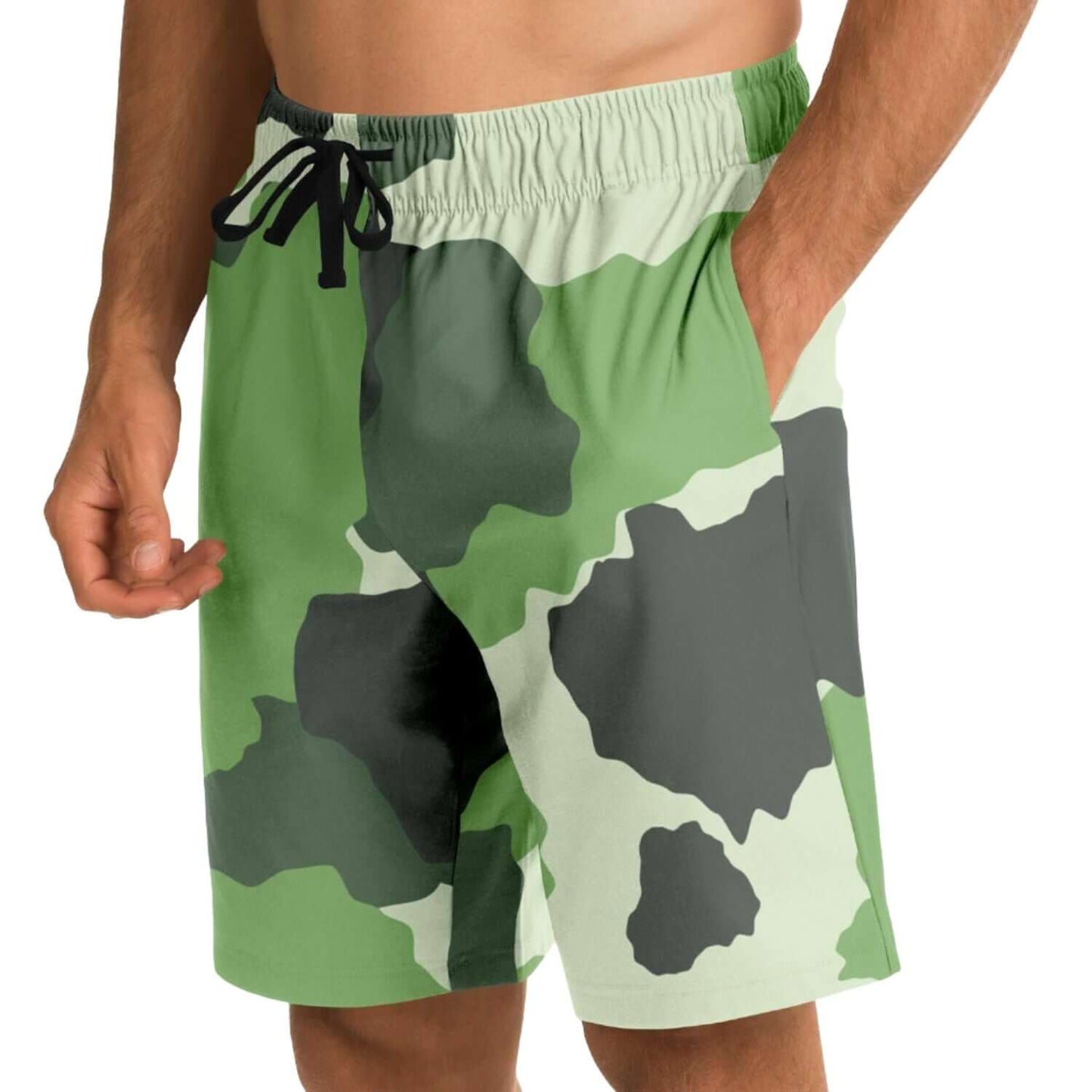 Green Commando Shorts For Men | Long Style HD