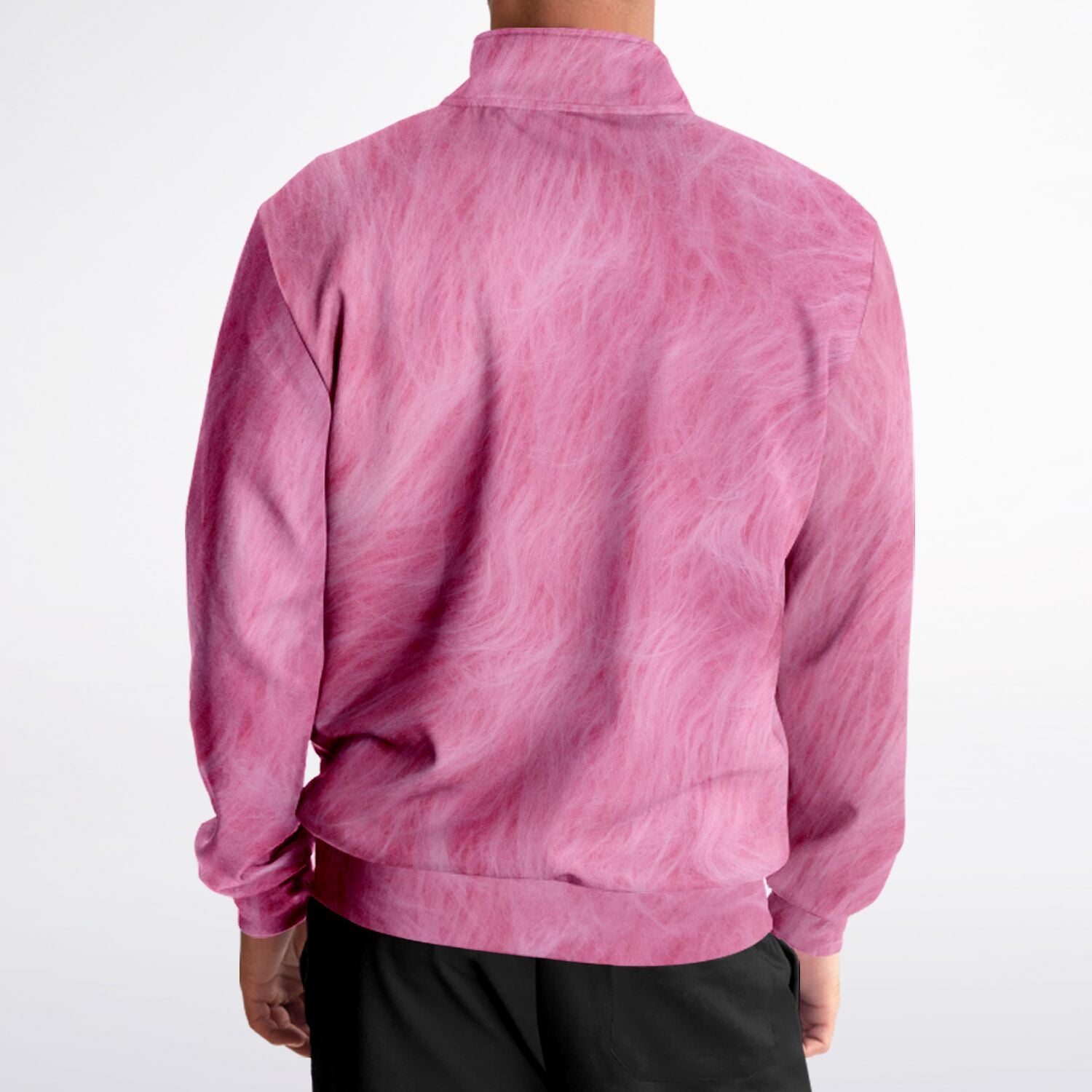 Pink Fur Track Jacket | HD Print