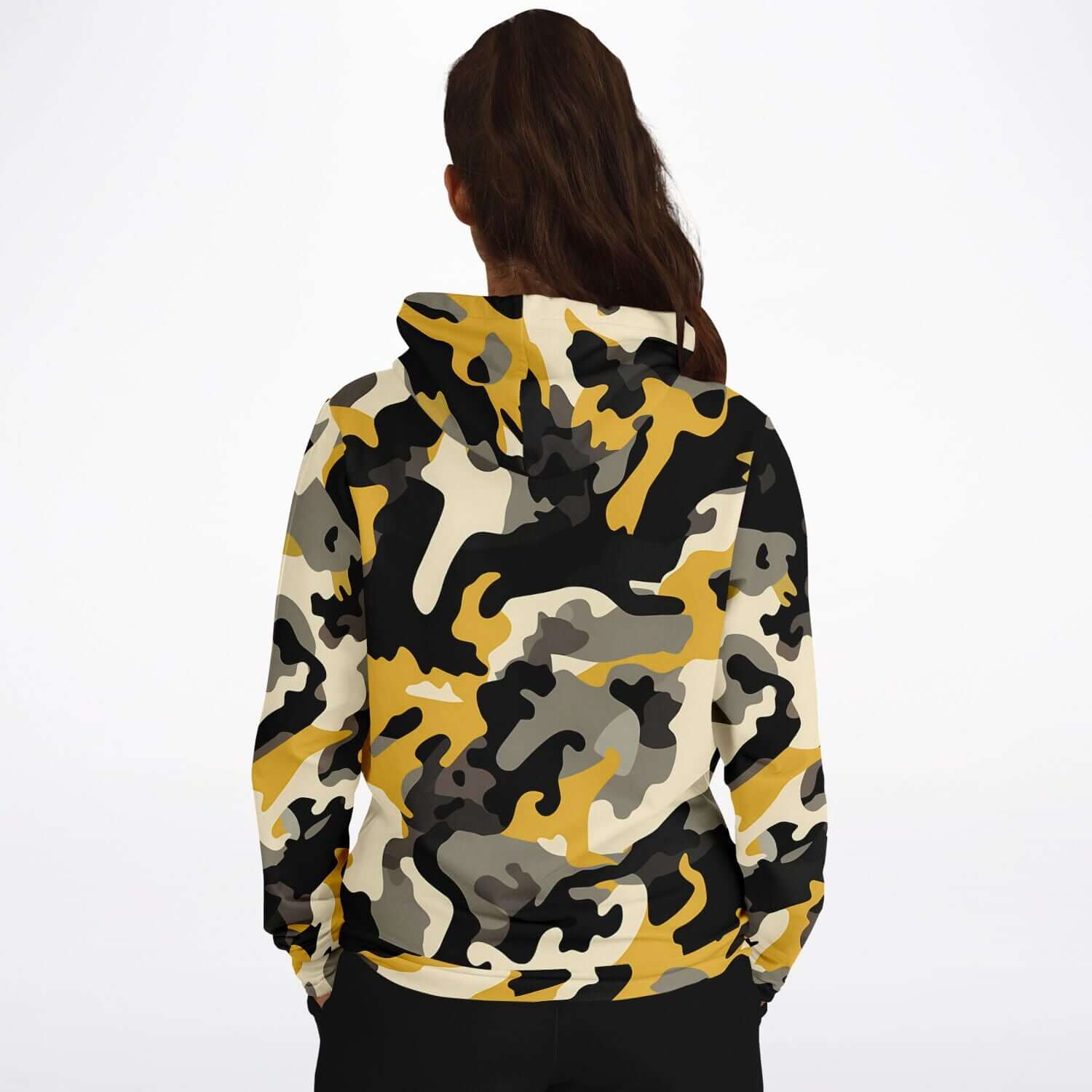 Military Brown Black Camo Hoodie | Unisex