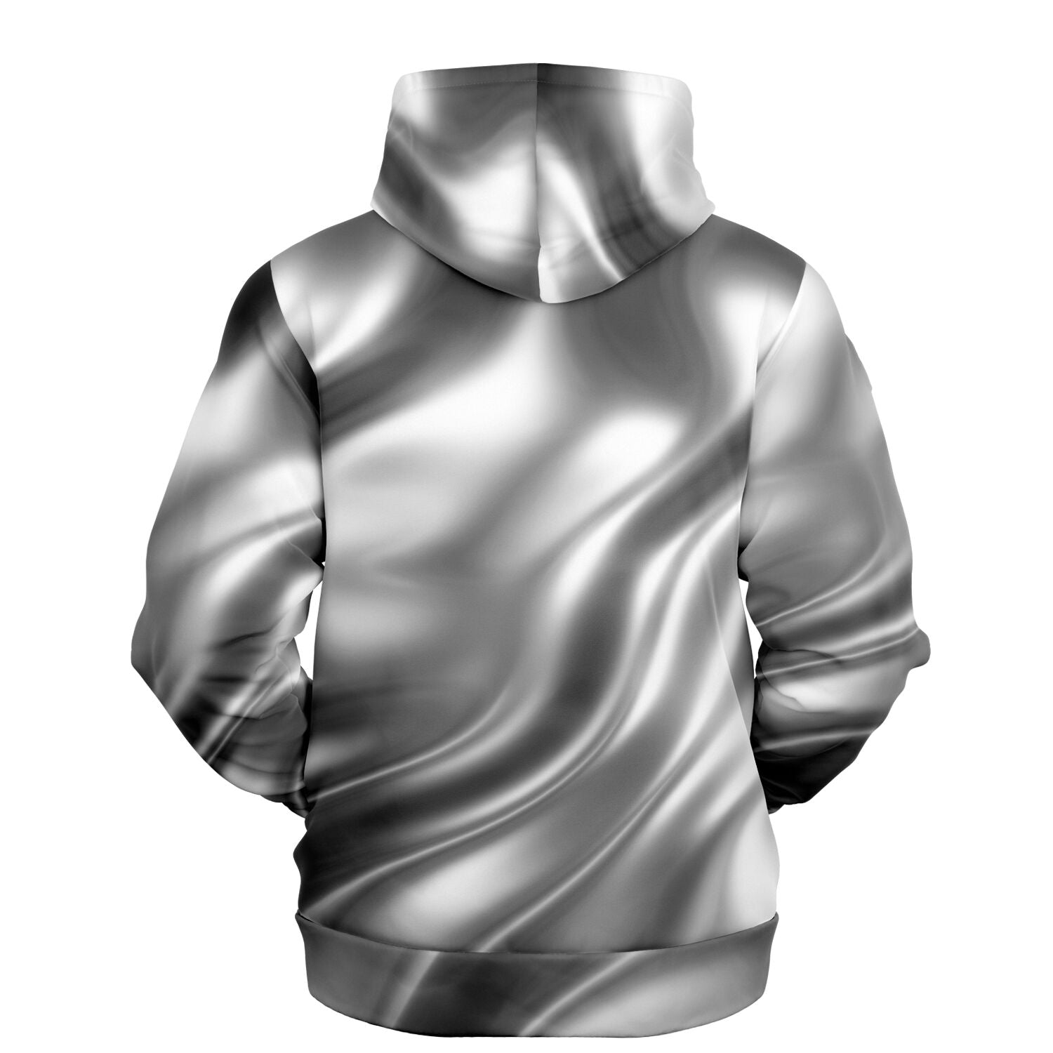 Silver Hoodie | Unisex | Metallic All Over Print
