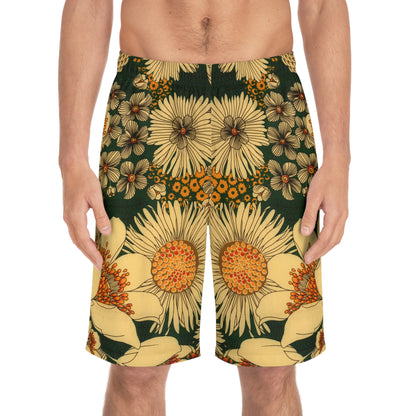 Board Shorts | Floral Vibe - Ribooa