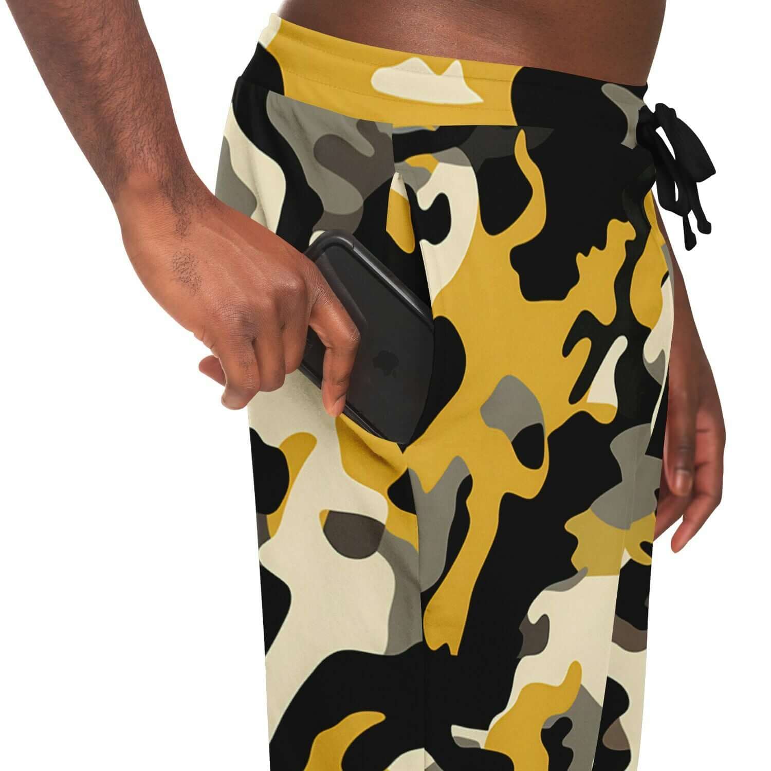 Camo Track Pants | Military Brown & Black