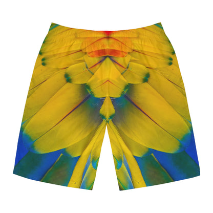 Board Shorts | Macaw Feathers - Ribooa
