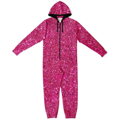 Rave Jumpsuit for Men & Women | Glitter Pink Onesie