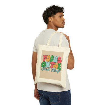 Cotton Canvas Tote Bag | Good Things - Ribooa