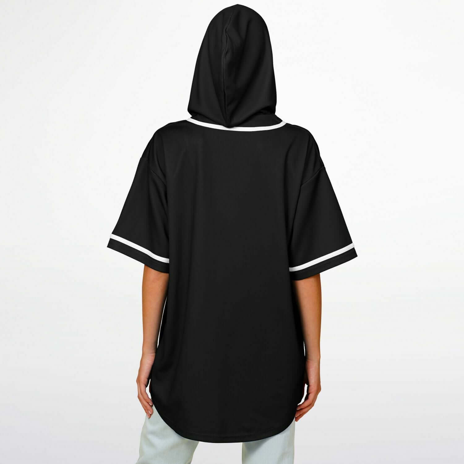 Hooded Baseball Jersey | HD Print | Free Shipping - Ribooa