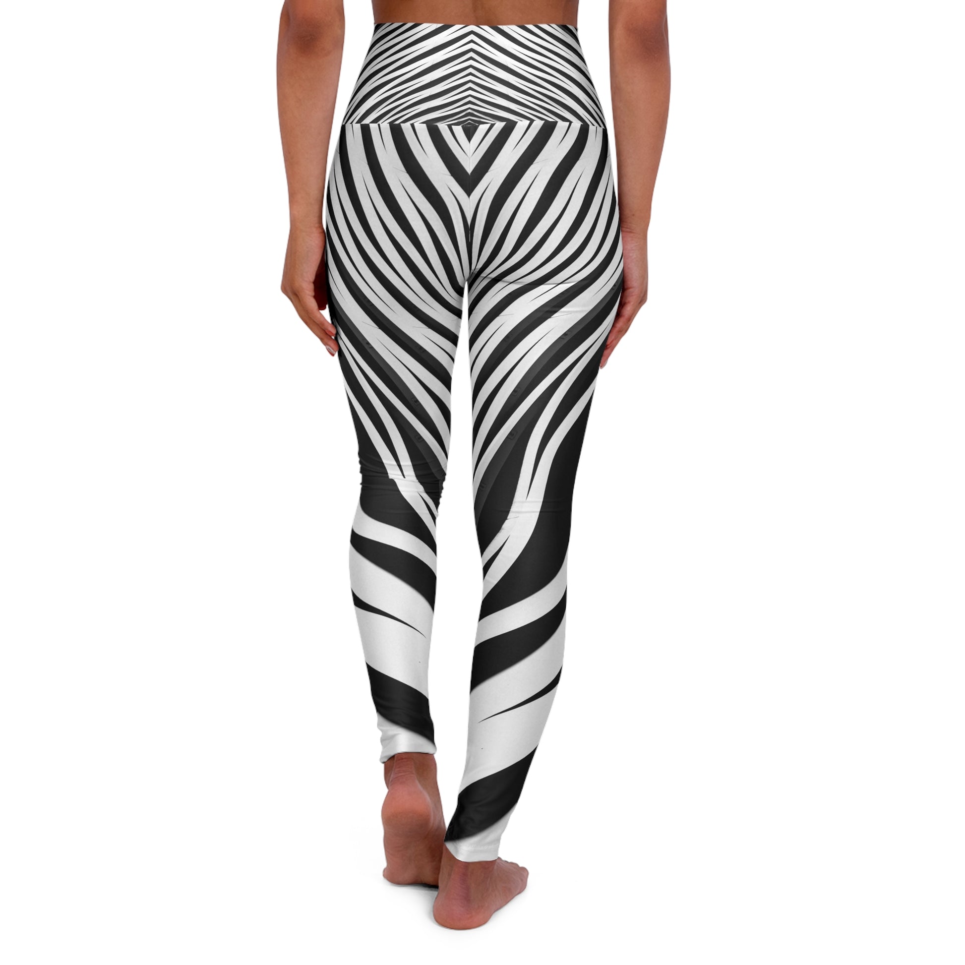 Yoga Leggings | Zebra Vibes - Ribooa