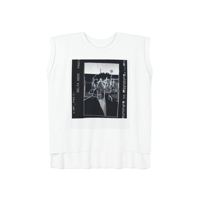 Relaxed Fit Muscle Tee (Front Print) - Ribooa