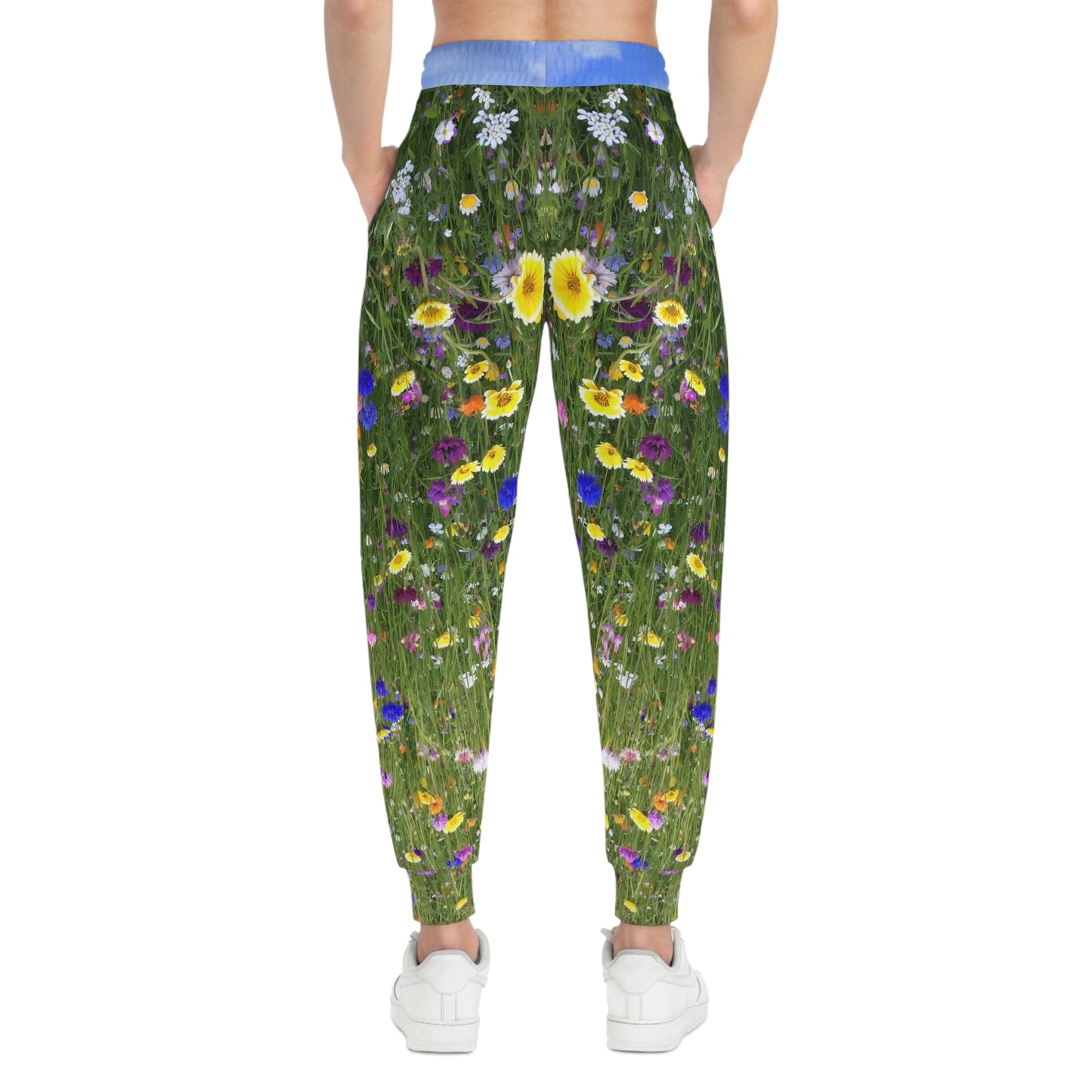 Athletic Joggers For Women | Spring Flowers Under A Blue Sky
