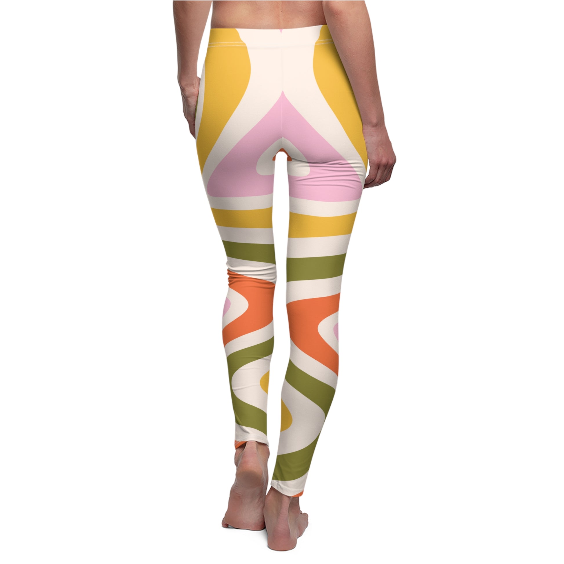 Casual Leggings | Retro Vibes - Ribooa