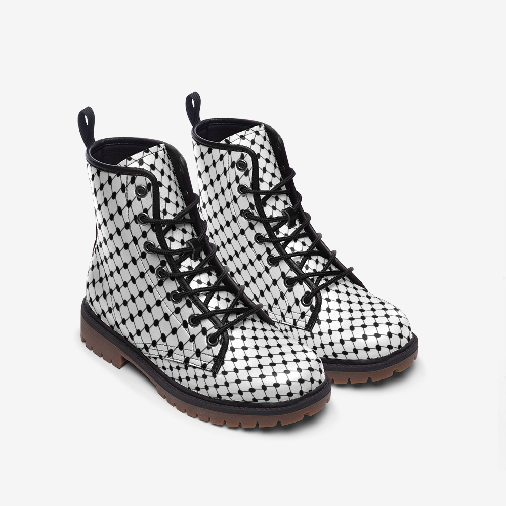 Keffiyeh Boots | Lightweight Leather | Unisex