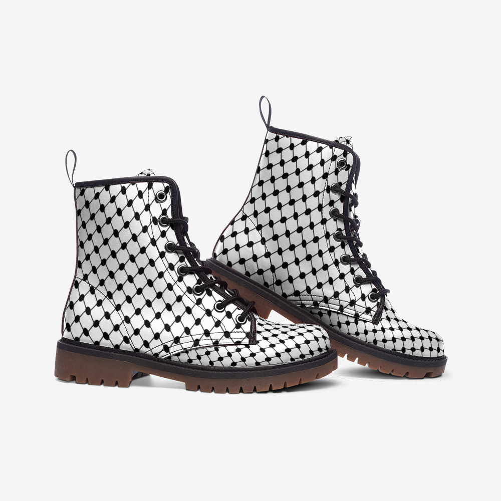 Keffiyeh Boots | Lightweight Leather | Unisex