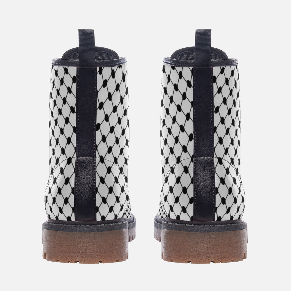 Keffiyeh Boots | Lightweight Leather | Unisex