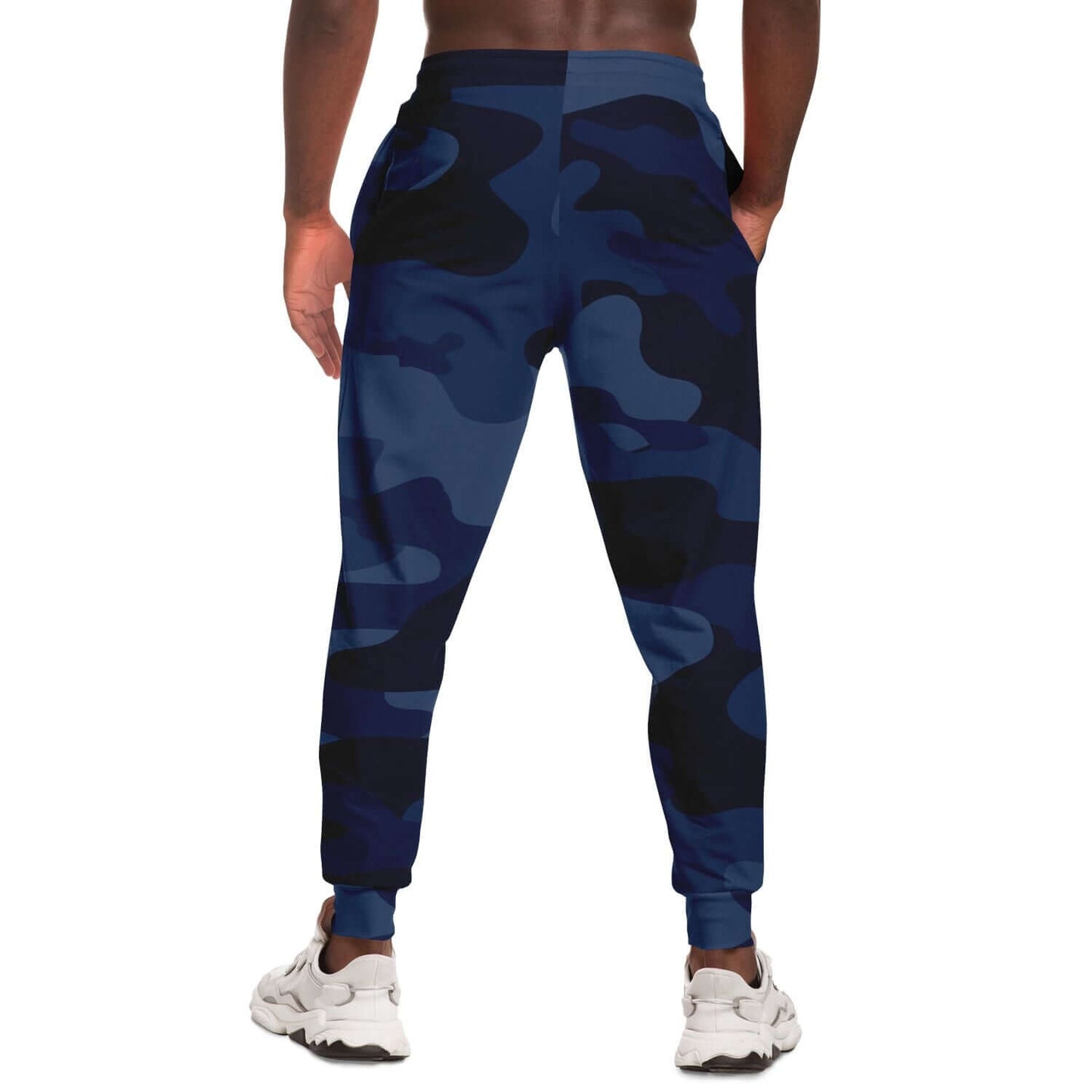 Camo Track Pants | Deep Blue