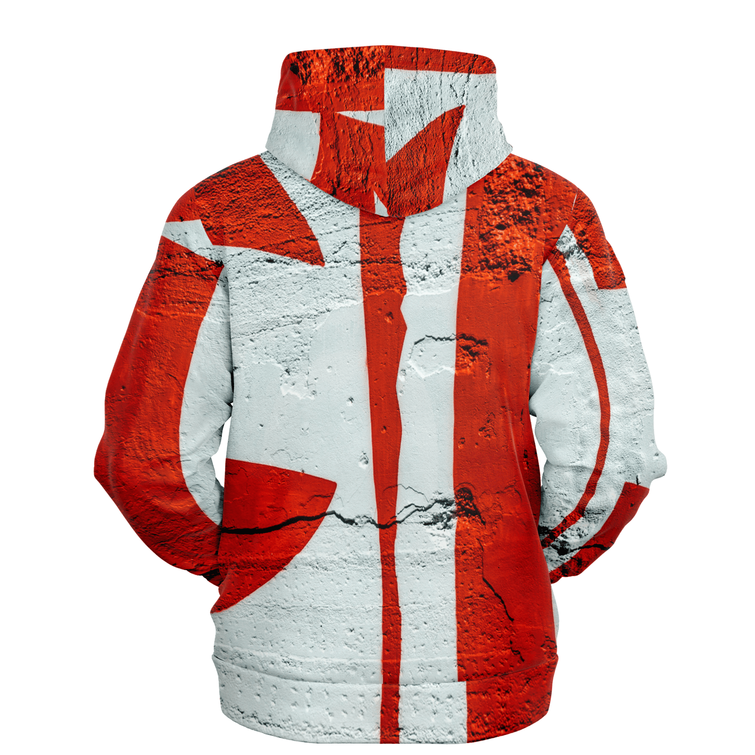 Streetwear Hoodie | Rotterdam Red Grafitti Wall