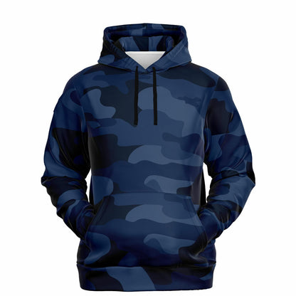 Sweat à capuche camouflage | Bleu foncé | Unisexe HD