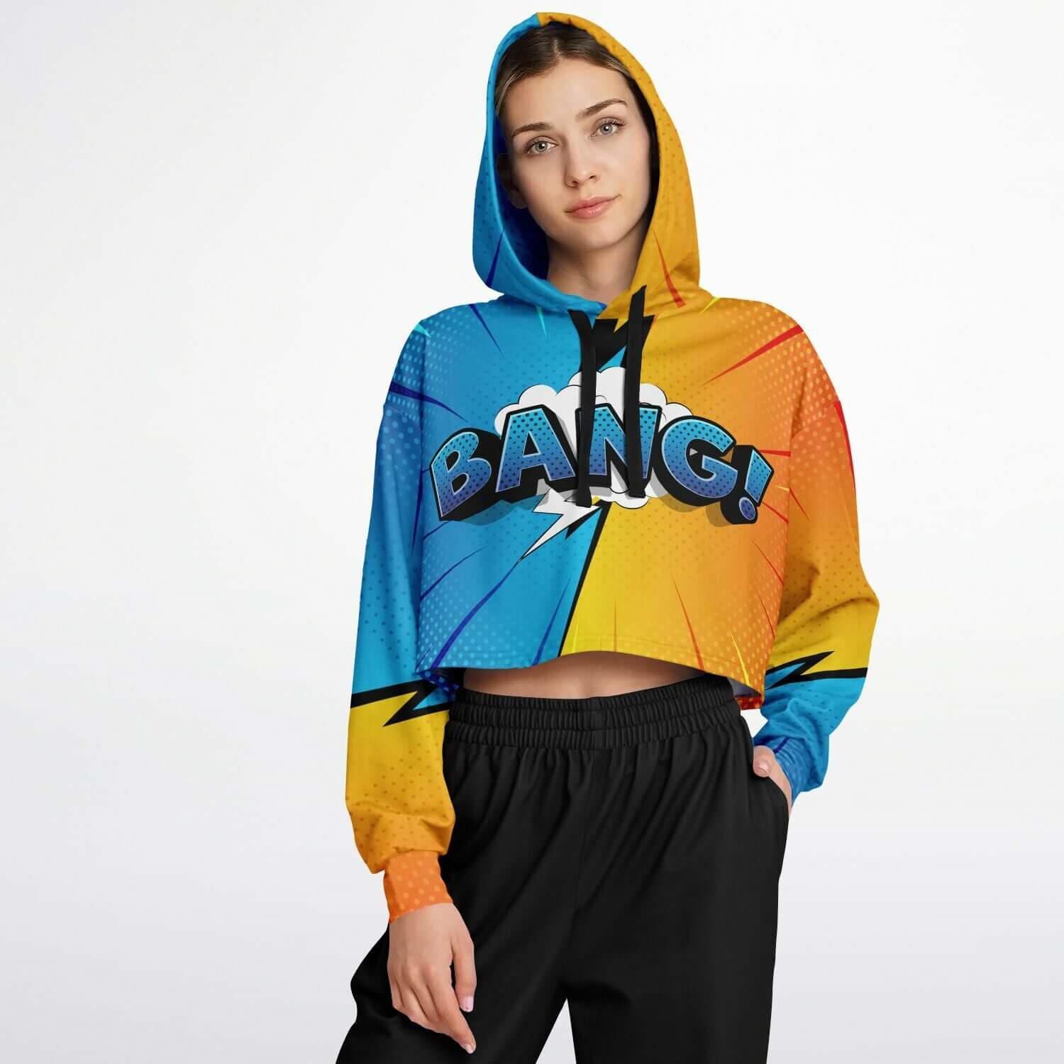 BANG! Cropped Hoodie For Women