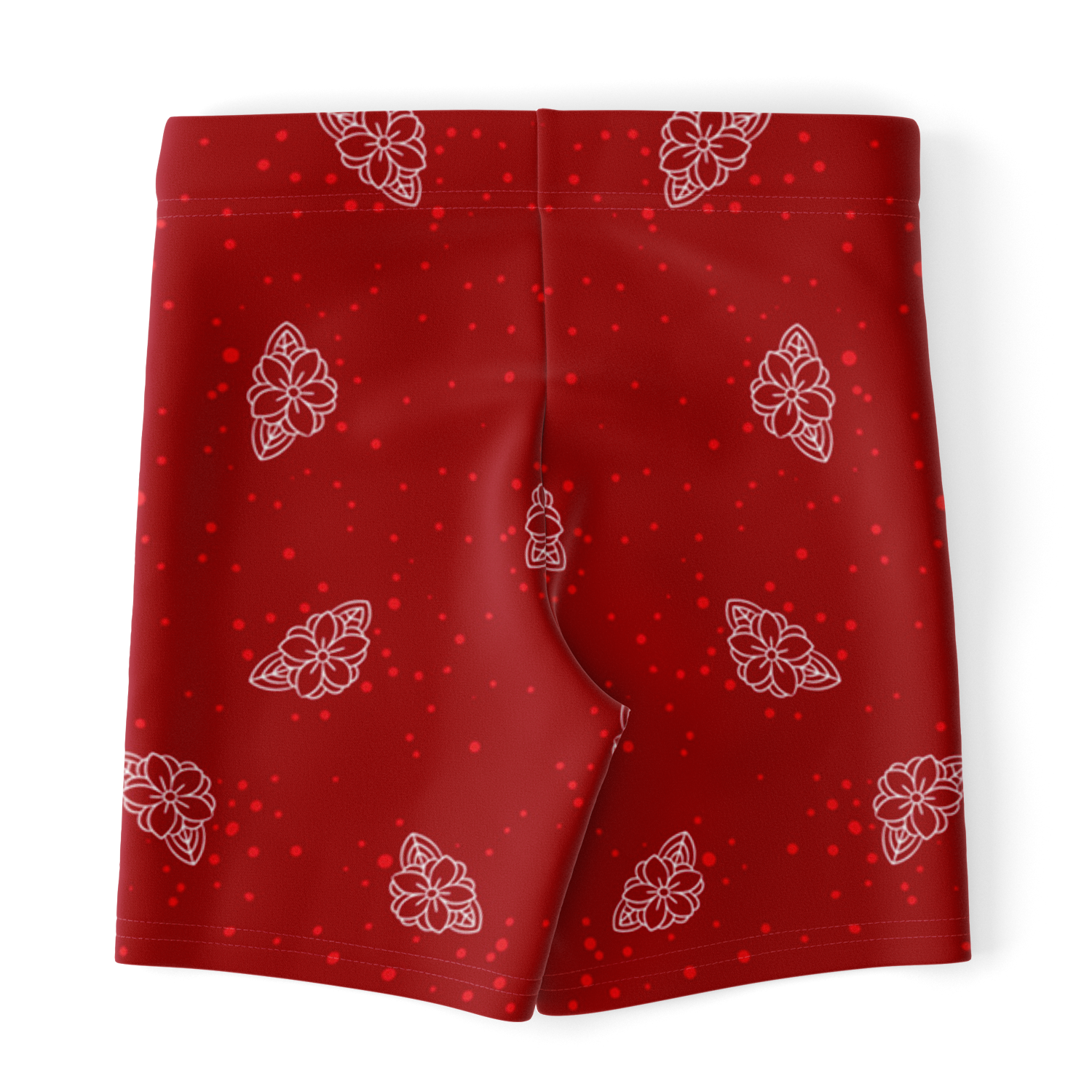 Funky Red Legging Shorts | HD Print