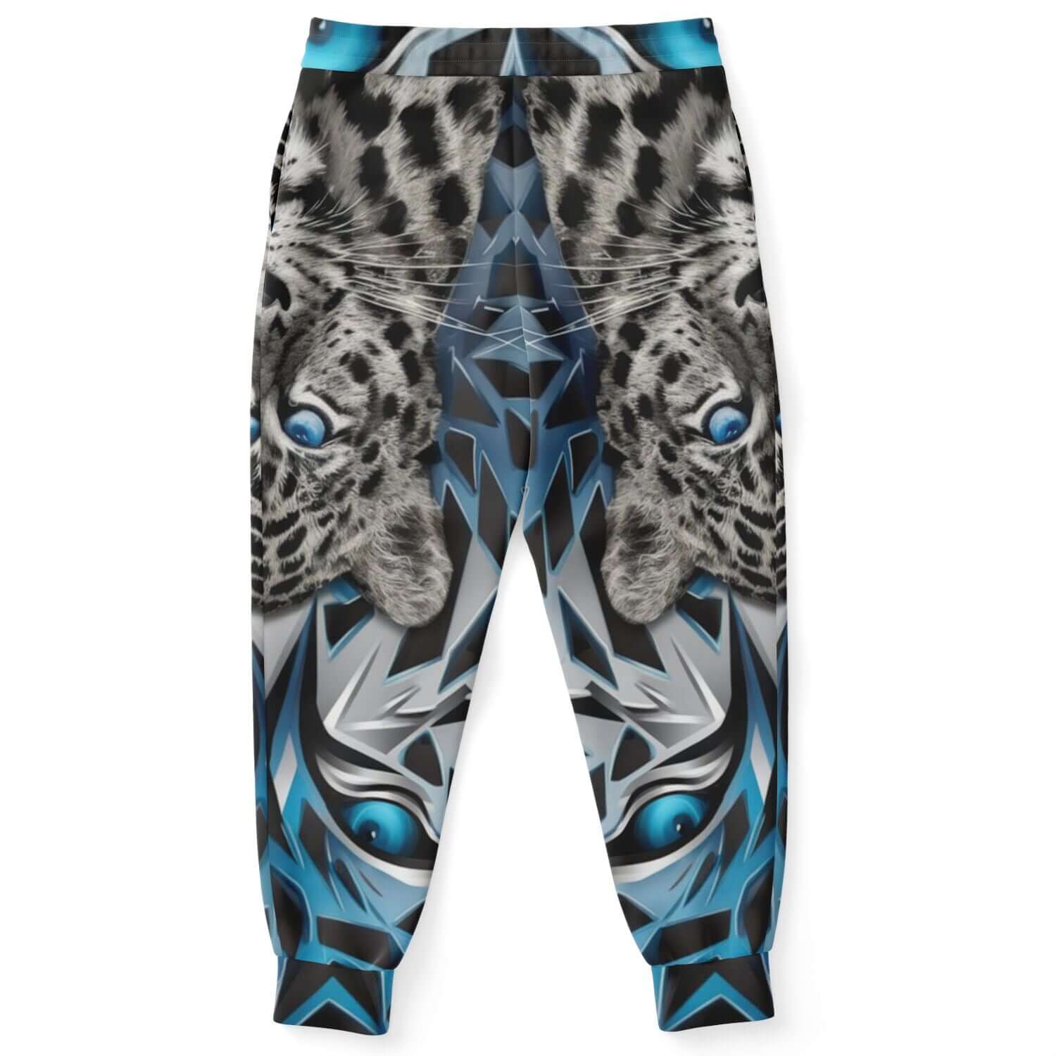 Blue Leopard Track Pants | Wicked Version