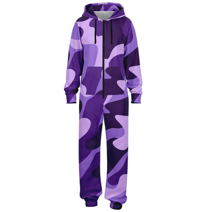 Camo Jumpsuit | Purple Grape & Mauve