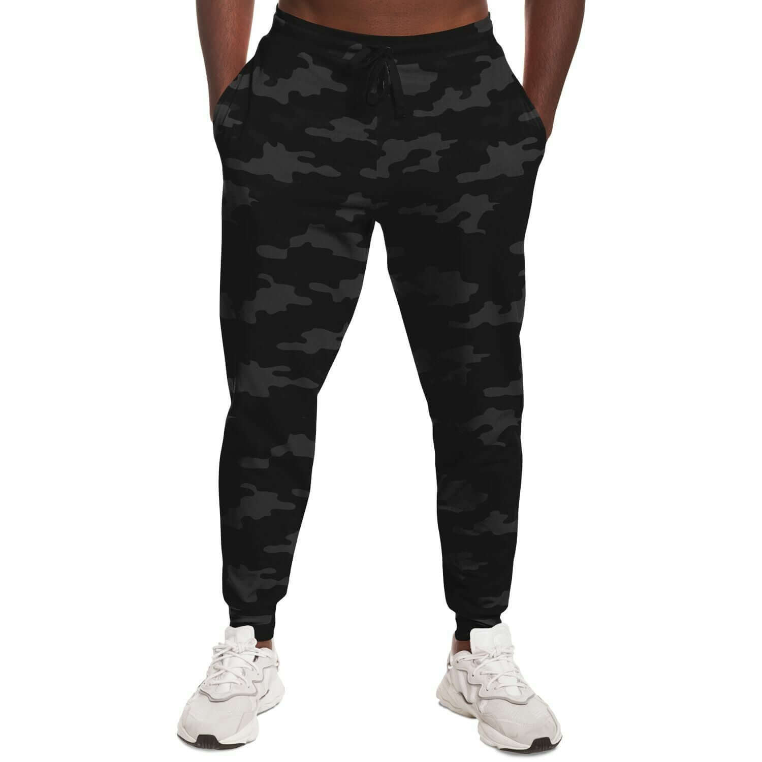 Camo Track Pants | Military Black