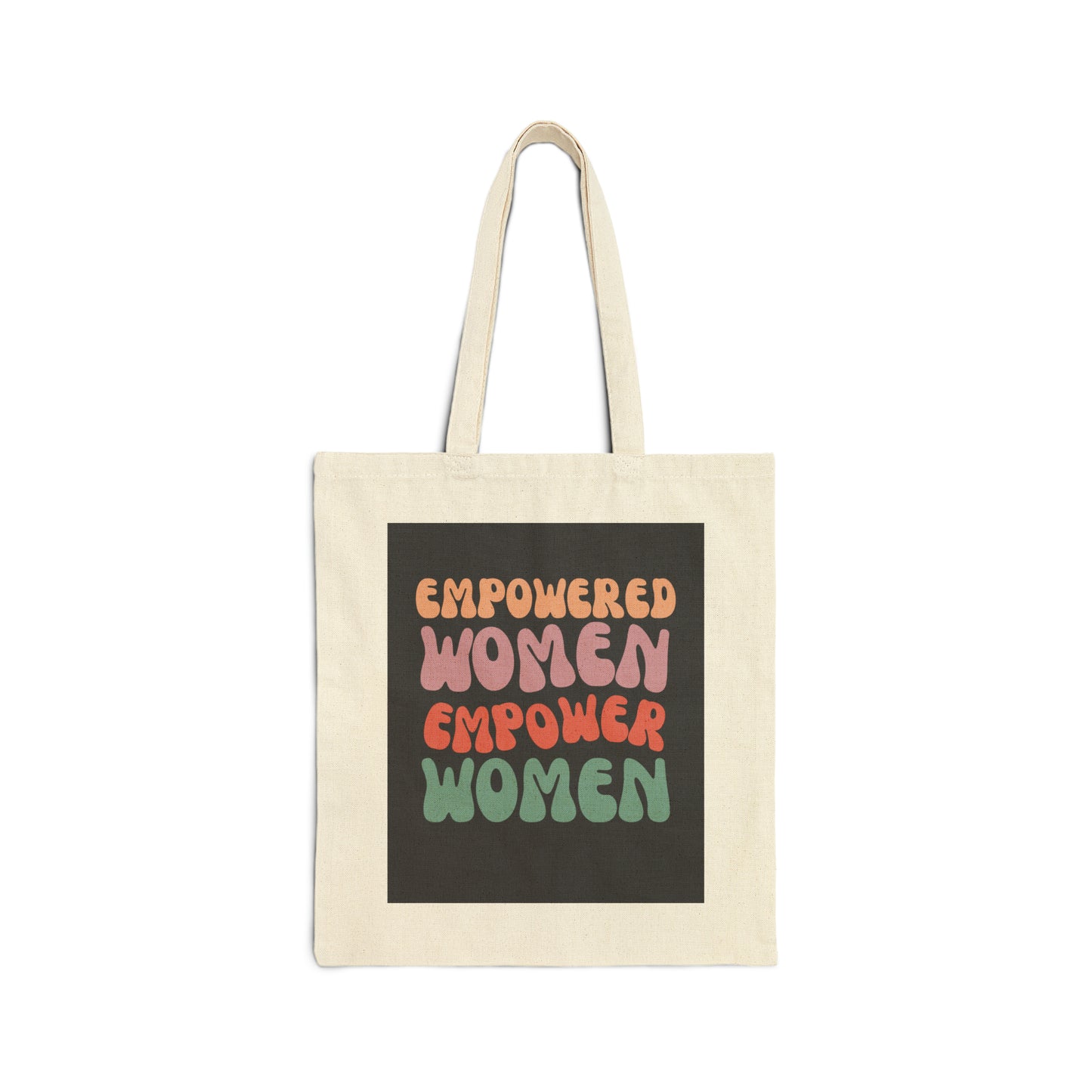 Cotton Canvas Tote Bag | Empowered - Ribooa