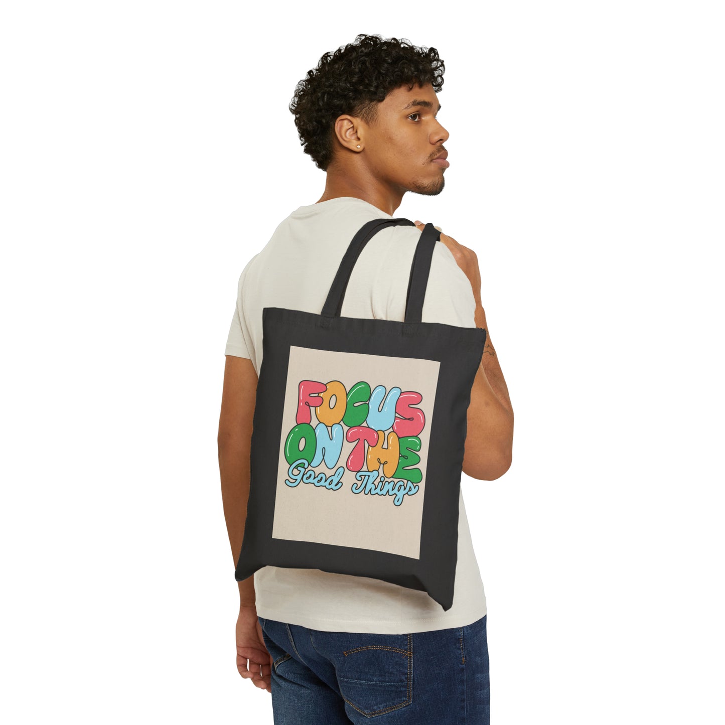 Cotton Canvas Tote Bag | Good Things - Ribooa