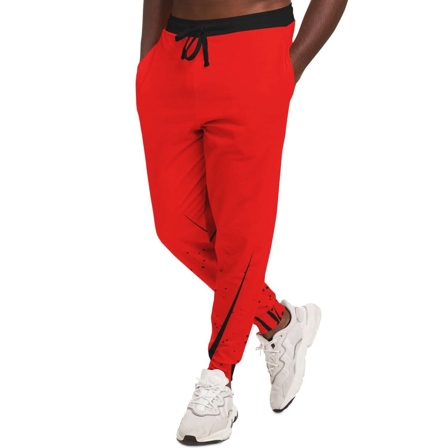 Black Dragon Head | Red Track Pants