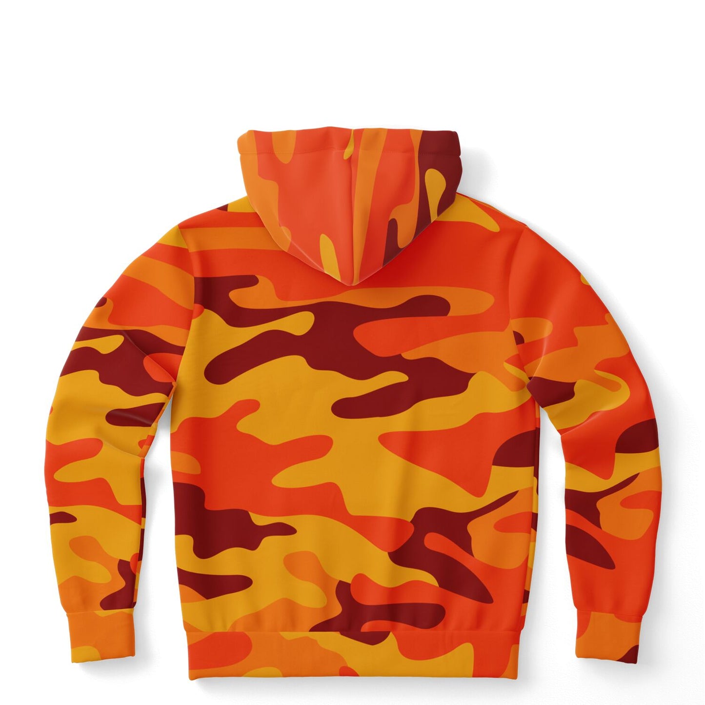California Orange & Red Berry Camouflage Hoodie | Unisex